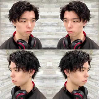 ショート パーマ メンズ "PEPPU "所属・🌈推し色派手髪 ハイトーンShinのヘアスタイル