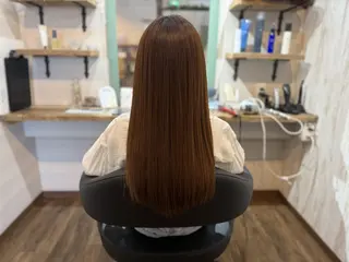 カラー ロング 個室型美容室san 都賀店のヘアスタイル