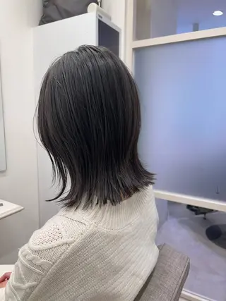 ミディアム 🍀似合わせカット /艶々カラー🫧八木のヘアスタイル