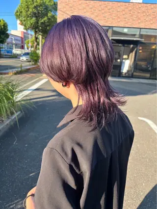 カラー 梶原 美保のヘアスタイル