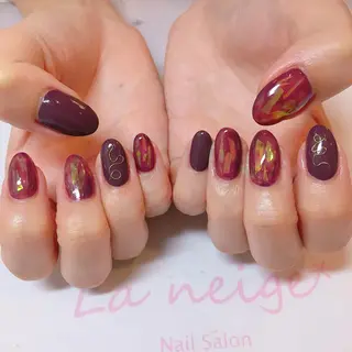 ネイル La neige* yuki 🥯🍑のネイルデザイン