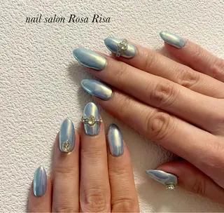 セミロング ネイル ネイルスタジオ シェイクユアハンズのネイルデザイン