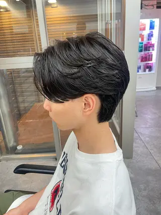 メンズ メンズ特化✨️ 韓国風パーマ🔥一八のヘアスタイル