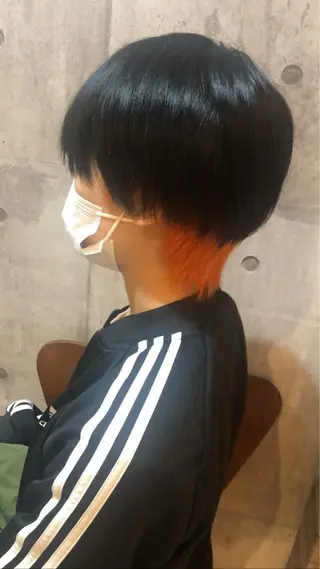 ショート カラー A 間明店所属・縮毛矯正/美髪 金沢/tatsukiのヘアスタイル