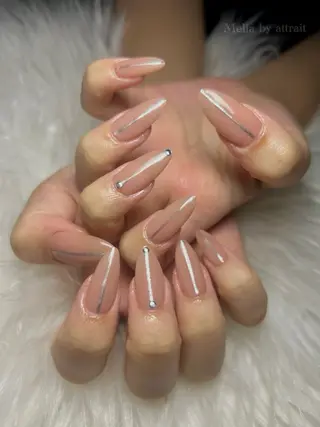 ネイル Melia　by attrait所属・Melia by attrait🌿杏のネイルデザイン