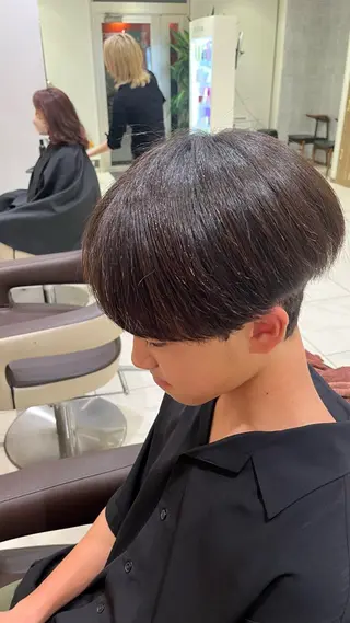 パーマ メンズ 【メンズパーマ✨️ フェザーパーマ】岩城のヘアスタイル