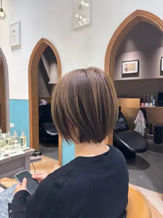 ショート 韓国🇰🇷ヘア/艶 カラー/Shinのヘアスタイル