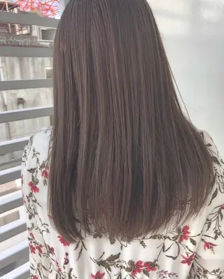 セミロング 🌿透明感ヘア 園田 朱梨🌿のヘアスタイル