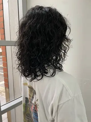 セミロング パーマ パーマ/レイヤー カットmito⭐︎のヘアスタイル