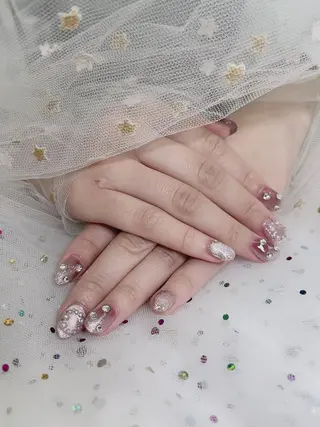 ネイル 🦋ネイルサロン ブラン🌈ゆりのネイルデザイン