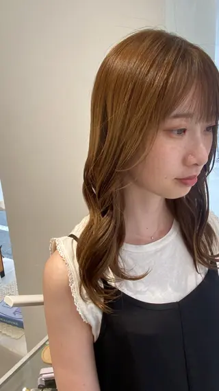 ミディアム カラー hair shioのヘアスタイル