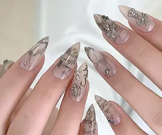 ネイル By moonネイル 🌷ワンホン/韓国風のネイルデザイン