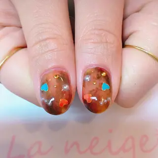 ネイル La neige* yuki 🥯🍑のネイルデザイン