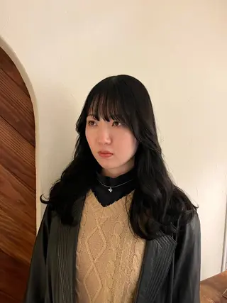 ロング カラー 今井 香奈恵のヘアスタイル