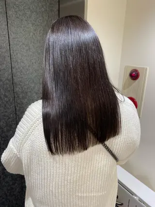 セミロング カラー ヘアアレンジ ボブ /ニュアンス/ satomi🧸💖のヘアスタイル