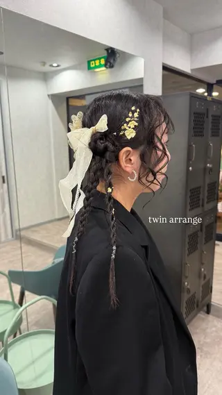 ヘアアレンジ ミウラナツサ /レイヤーカットのヘアスタイル