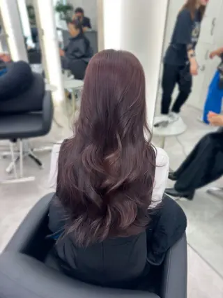 ロング カラー 堀江/透明感 ベージュ/白川幸太のヘアスタイル