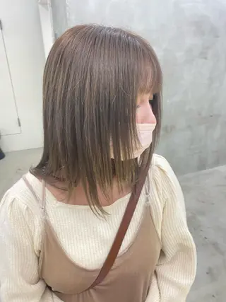 ミディアム カラー yiye 青山所属・無料カットモデル募集 🌱ひょうがのヘアスタイル