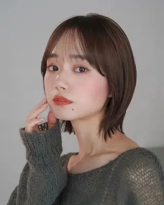 カラー Aura所属・丸山 心 / 艶カラーのヘアスタイル