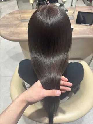 ロング カラー とろける艶髪レイヤー カット髪質改善しゅんのヘアスタイル