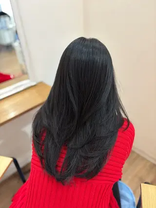 ロング 永井大樹✨ 透明感カラー✨のヘアスタイル