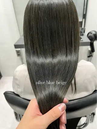 ロング カラー レイヤー/髪質改善/ 美髪矯正/手塚凌のヘアスタイル