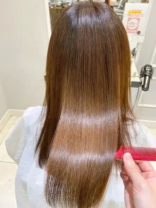 ロング 似合わせ艶髪カラー ❤️ハダユミのヘアスタイル