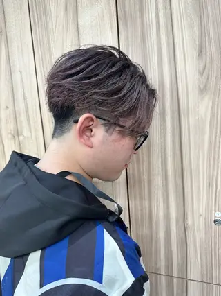 カラー メンズ IwAsh中山所属・✂︎中山ブリーチ・ パーマ✂︎露木智也のヘアスタイル