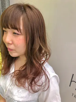 ロング カラー 西 めぐみのヘアスタイル
