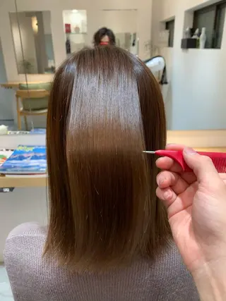 ミディアム ✨髪質改善　美髪✨ 縮毛　井上 大誠のヘアスタイル