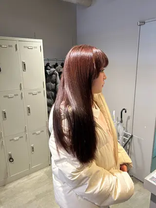 ロング カラー 韓国/トレンド レイヤー【101】のヘアスタイル