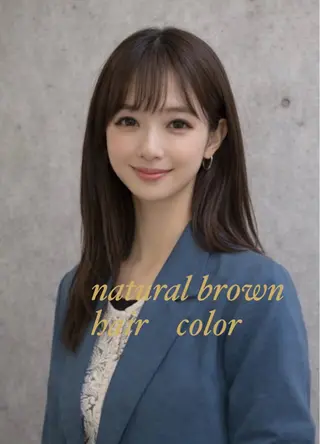 セミロング カラー M.SLASH 辻 孝志のヘアスタイル