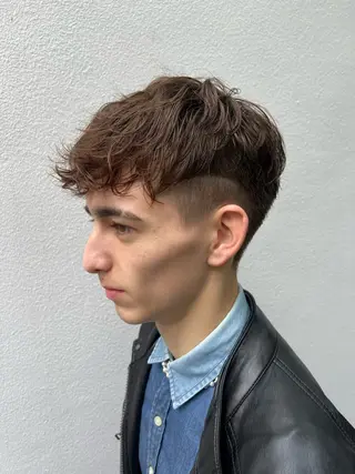 ショート パーマ メンズ SOZO Hair&Make Ginza所属・柴田 愛奈のヘアスタイル