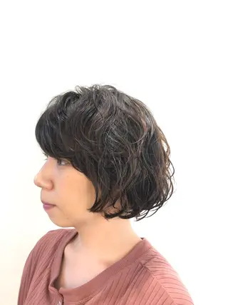 パーマ 大場 優のヘアスタイル