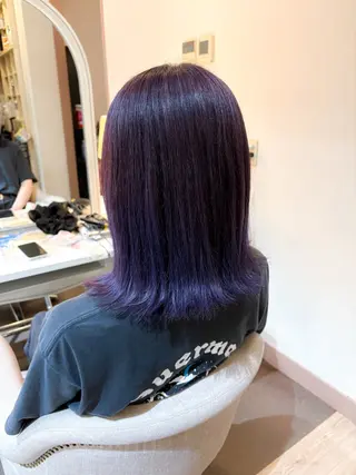 ミディアム 石平 暖のヘアスタイル
