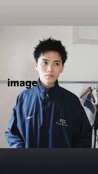 ショート north east登戸店所属・shinta スパイキーショートのヘアスタイル