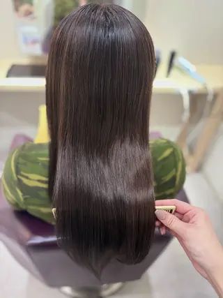 セミロング Haruka✄﻿ 透明感カラー🫧🌙のヘアスタイル