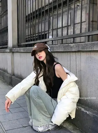 カラー 🤍海外girl🤍 ベージュ/ALISAのヘアスタイル