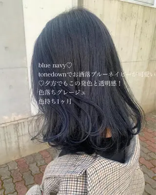 カラー ラベンダー/レイヤー スタイル🤎mamiのヘアスタイル