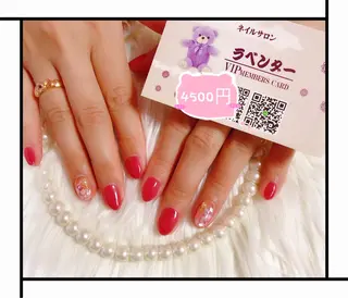 ネイル ラベンダー💖日暮里 ルル💖ネイルのネイルデザイン