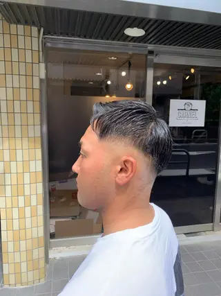 ショート パーマ メンズ CARNEL所属・メンズ専門CANEL かずまのヘアスタイル