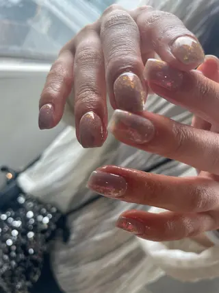 ミディアム ネイル SALON VILLAGE AOYAMA 2nd.所属・NAKAMURA HARUKAのネイルデザイン