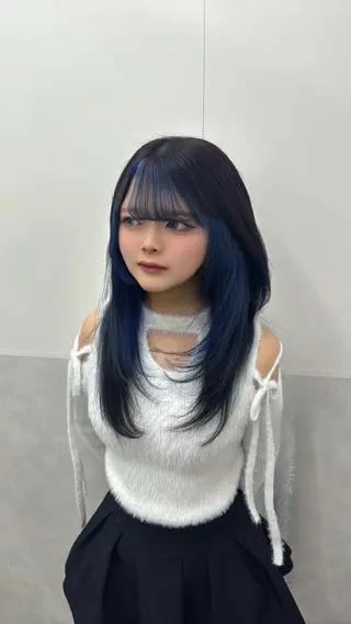 ロング カラー 魅力引き出しヘア🐾 るくものヘアスタイル