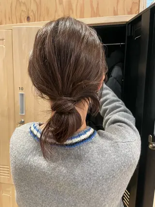 セミロング 似合わせ/ベージュ /レイヤー/りほ🤍のヘアスタイル