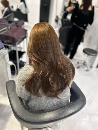 ロング カラー 表参道/透明感カラー /暗髪/ジュキヤのヘアスタイル