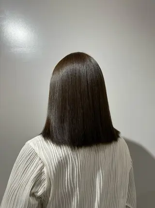 ミディアム 酸性ストレート/艶髪 /縮毛/sara❄️のヘアスタイル