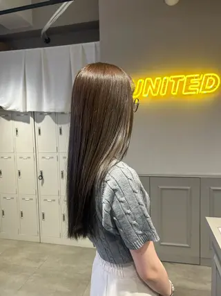 ロング カラー 韓国/トレンド レイヤー【101】のヘアスタイル