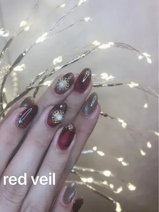 ミディアム ネイル 長さ出し専門 nynaのネイルデザイン