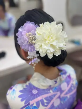 ロング ヘアアレンジ ☘️Harumi/大 宮/カラーモデル☘️のヘアスタイル