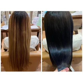 ロング カラー 中村咲月/髪質改善 /耳つぼジュエリーのヘアスタイル